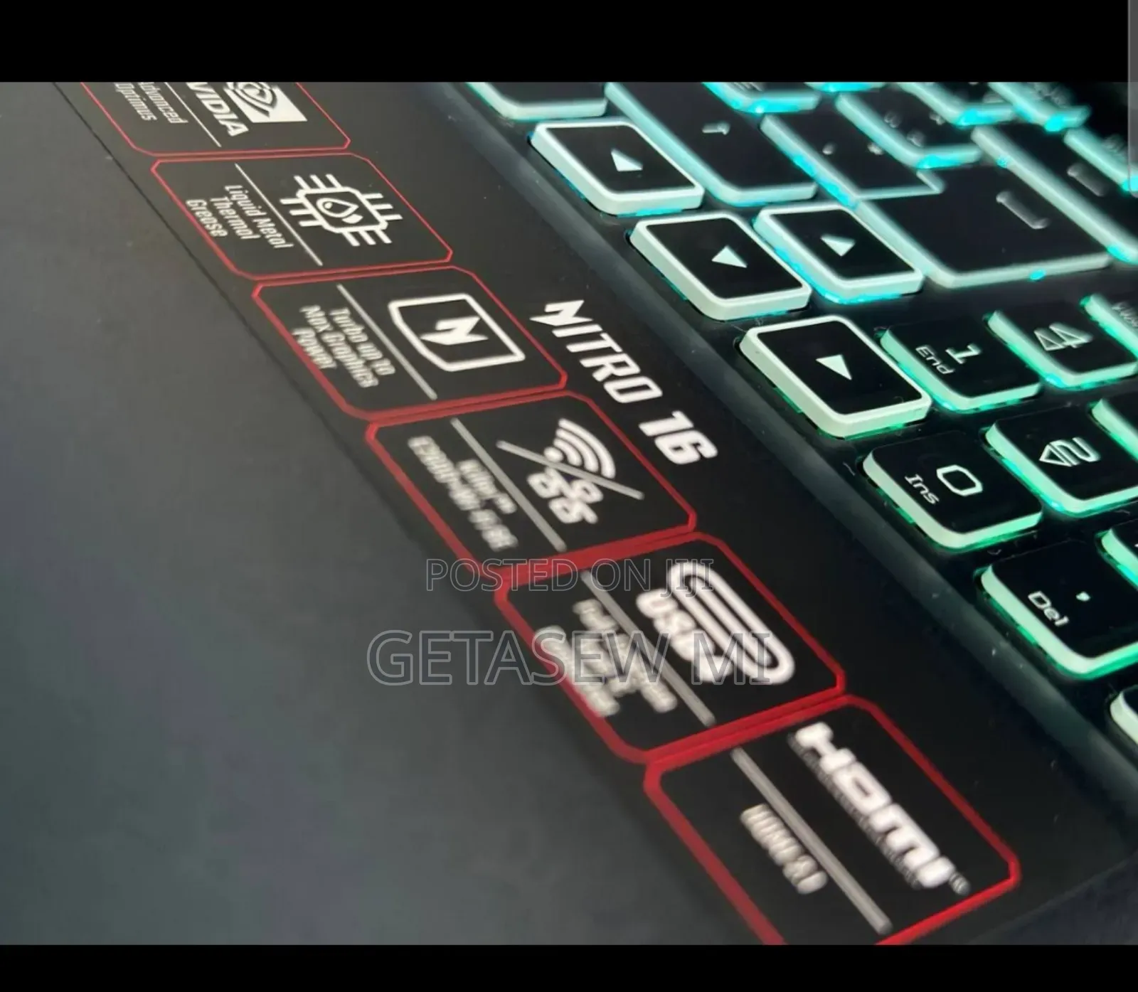 New Laptop Acer Nitro 5 16GB AMD Ryzen 7 SSD 1T