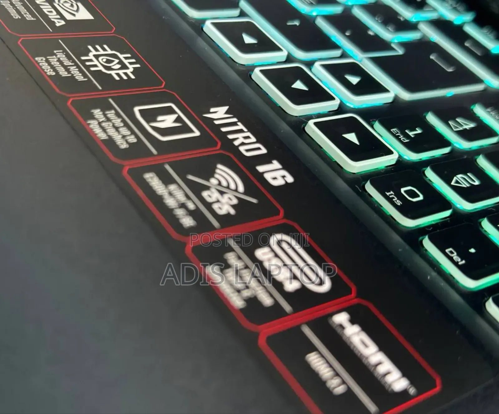 New Laptop Acer Nitro 17 16GB AMD Ryzen 7 SSD 1T