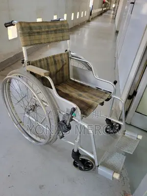 Used Wheelchair With Collapsible Back Is Easy for Storage