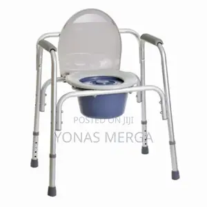 Photo - Toilet With Commode Bucket And Splash Guard Elderly