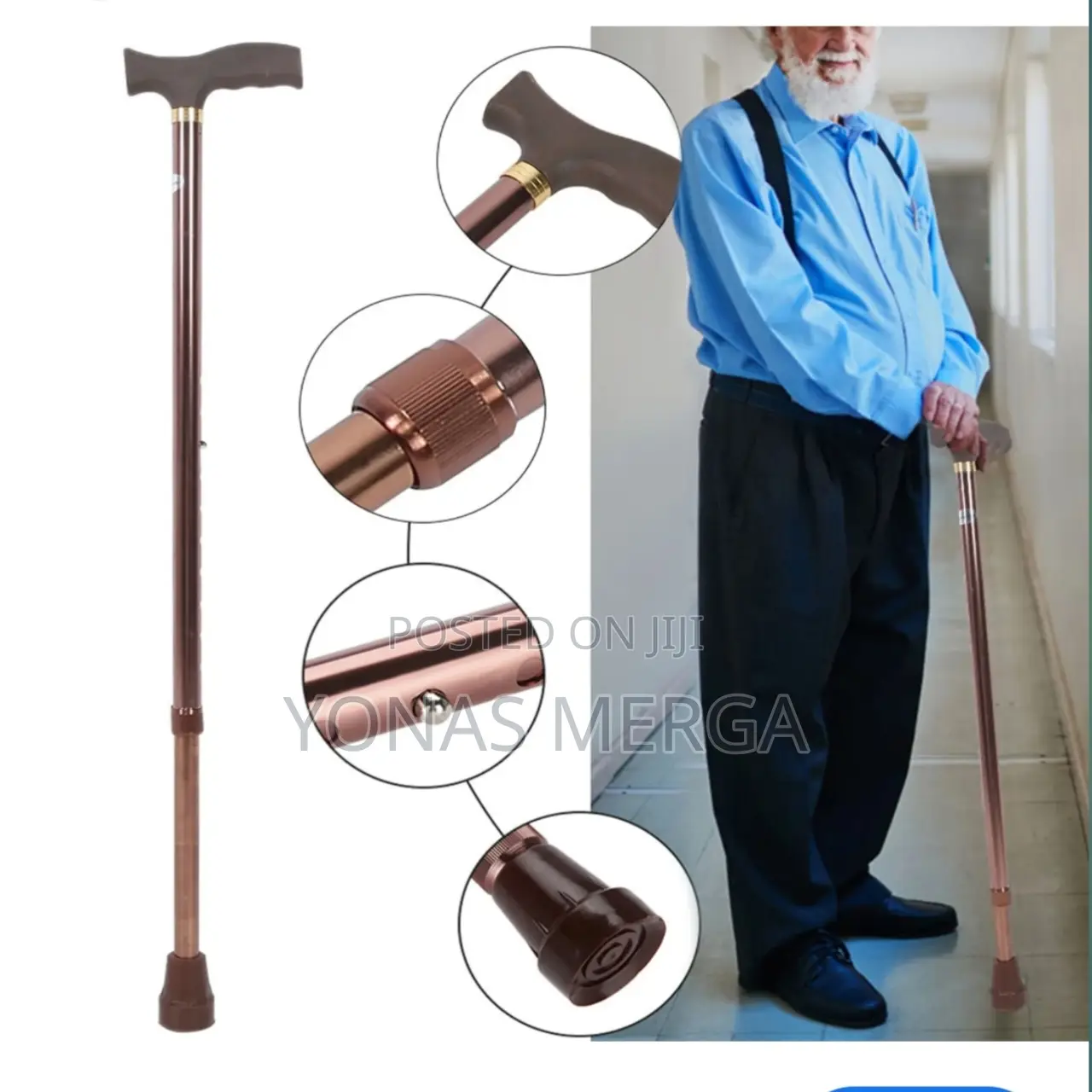 Walking Stick Elderly,Thickened,High-strength,Robust Durable