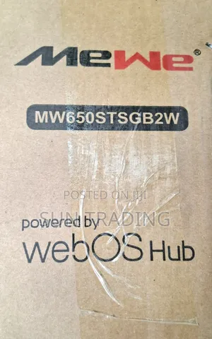 2025 Mewe 65" Silver Frame Webos Double Glass Television