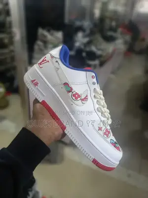 Photo - Nike Air Force Louis Vuitton High Master Quality Sneakers Sh