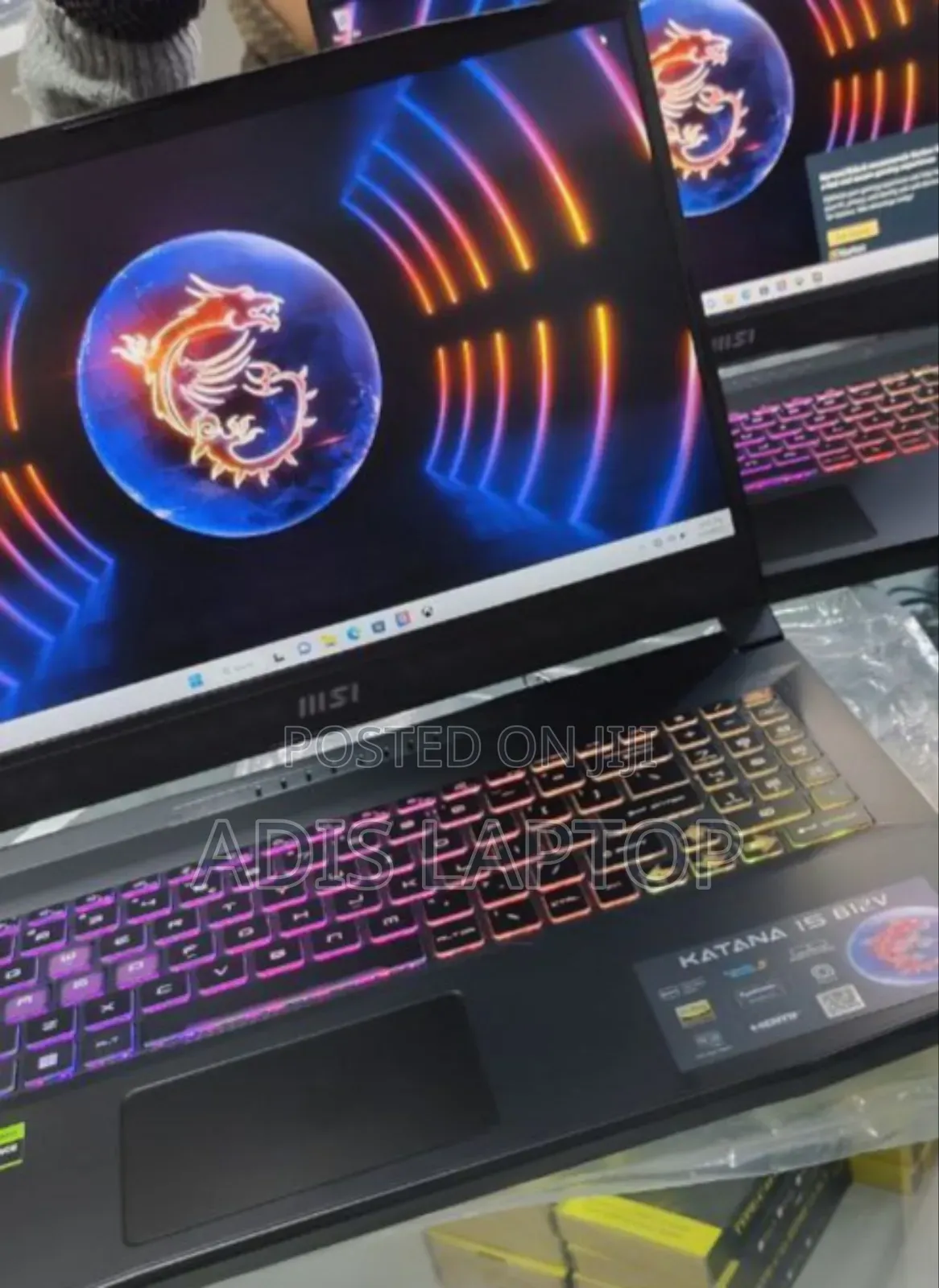 New Laptop MSI Katana GF66 16GB Intel Core I7 SSD 1T