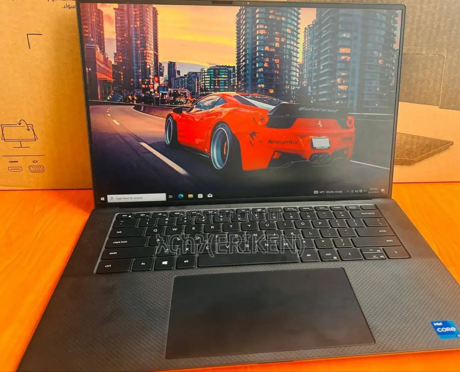 New Laptop Dell Precision 15 3520 16GB Intel Core I7 SSD 512GB