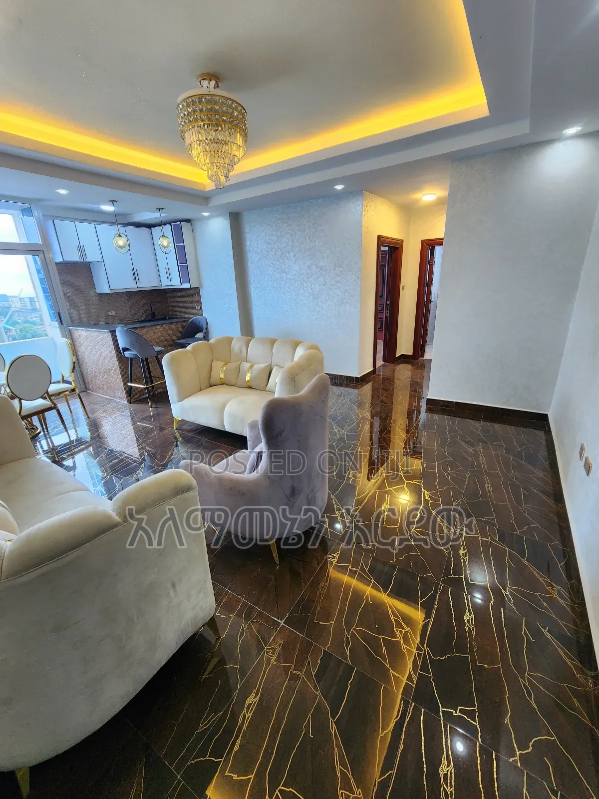 Furnished 3bdrm Apartment in መገናኛ, Bole for sale