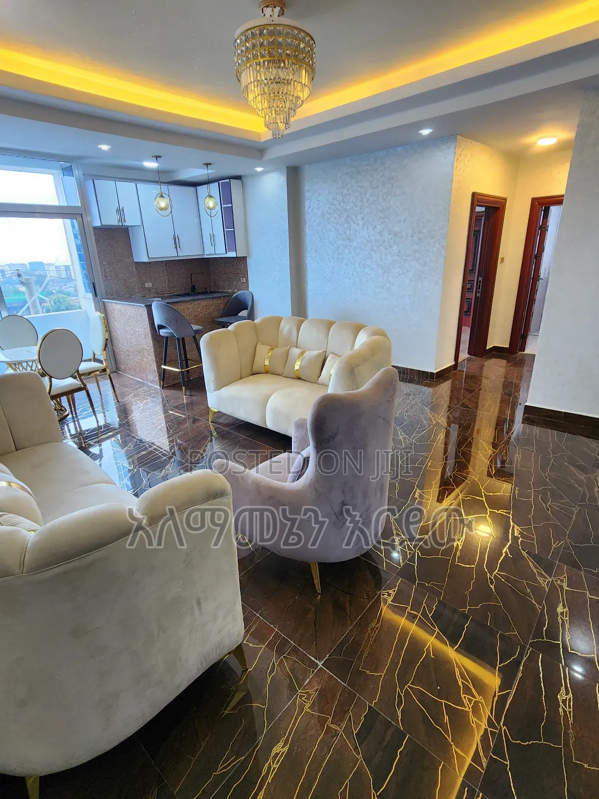 Furnished 3bdrm Apartment in መገናኛ, Bole for sale