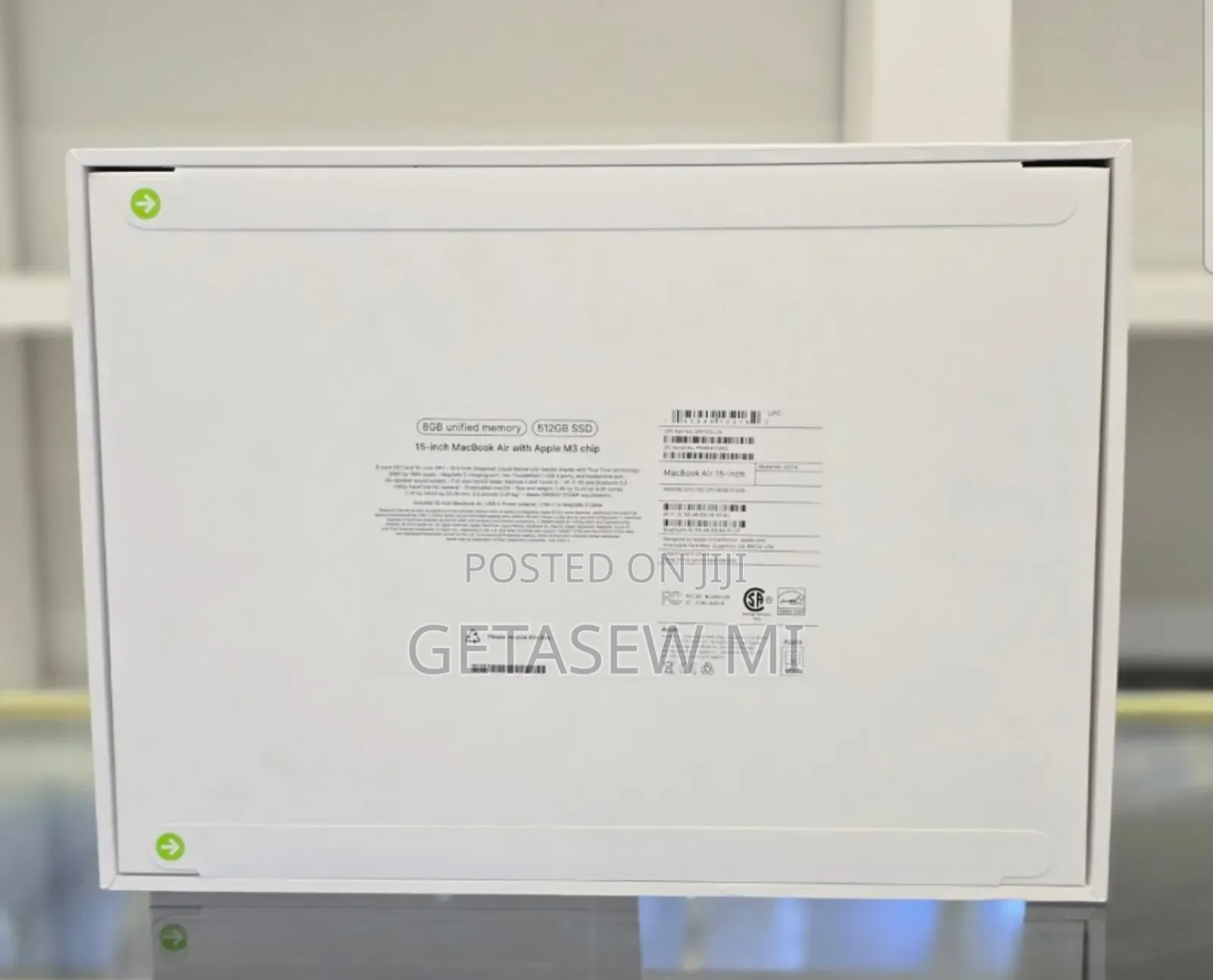 New Apple MacBook Air 2024 M3 15-Inch 8GB Apple M3 Pro SSD 512GB