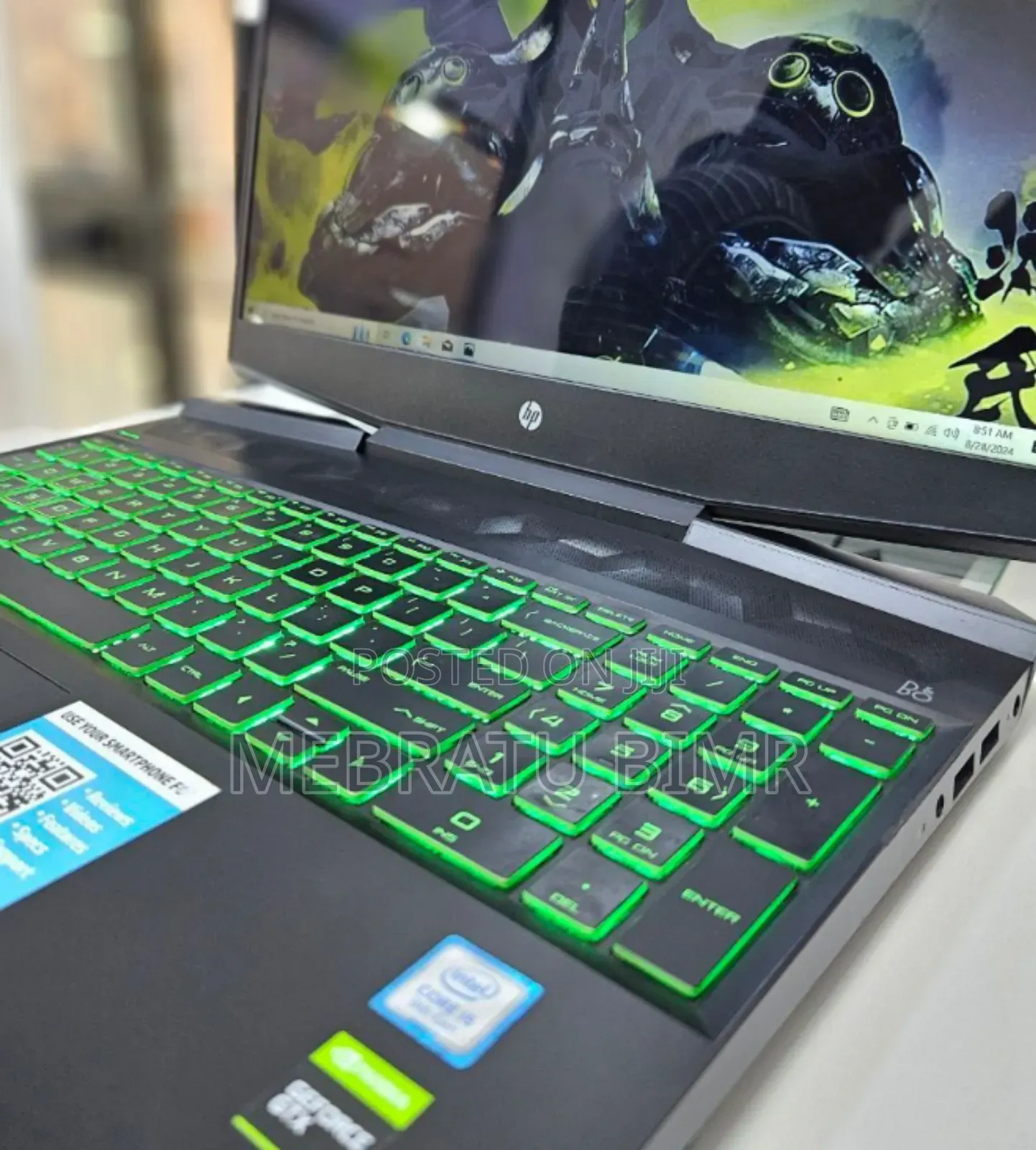 New Laptop HP Pavilion Power 15 12GB Nvidia SSD 512GB