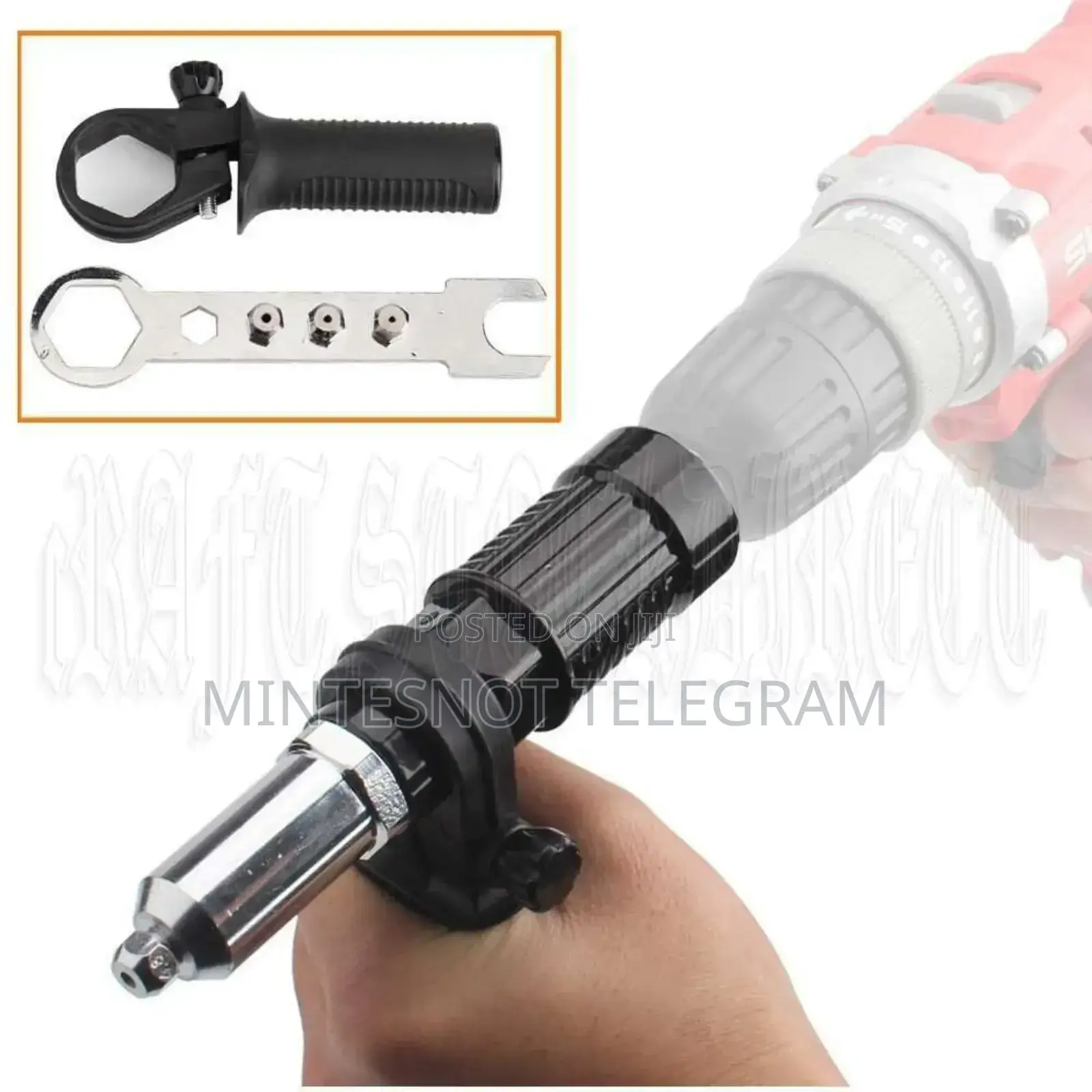 Rivet Gun Adapter for Drills Rivet Gun