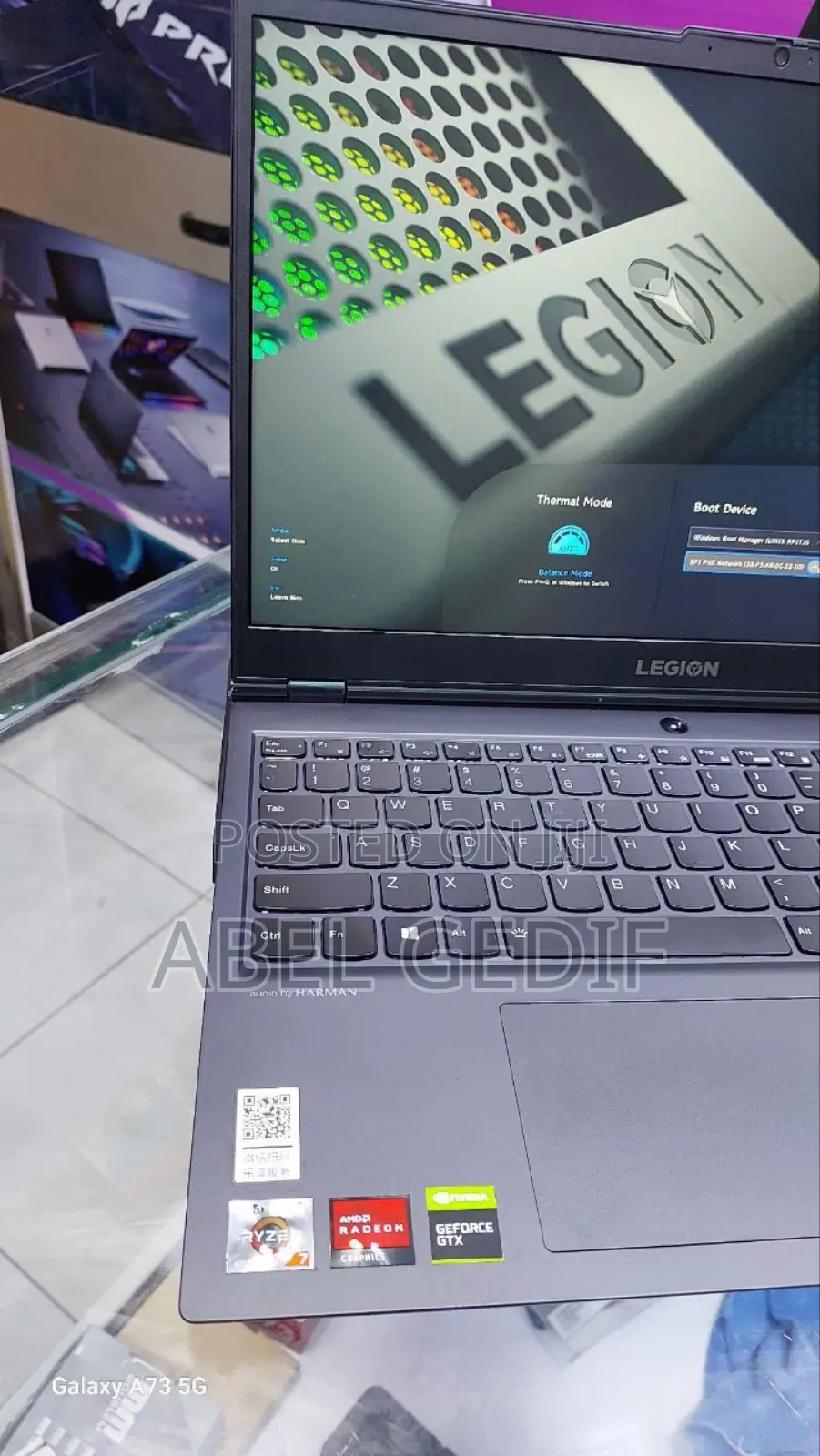 New Laptop Lenovo Legion Y540 16GB AMD Ryzen 7 SSD 512GB