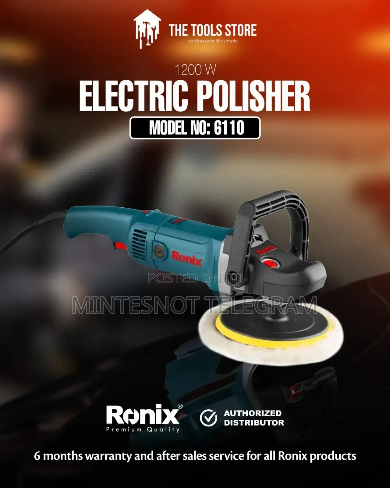 Ronix Electrical Polisher Grinder 1400W