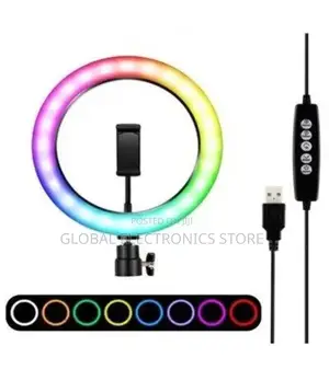 16 Inch RGB Ringlight With 2.1 Meter Stand