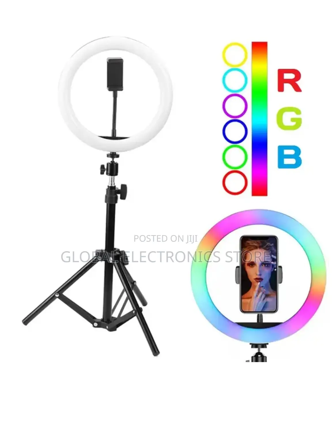 16 Inch RGB Ringlight With 2.1 Meter Stand