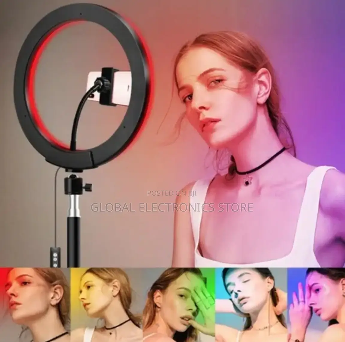16 Inch RGB Ringlight With 2.1 Meter Stand