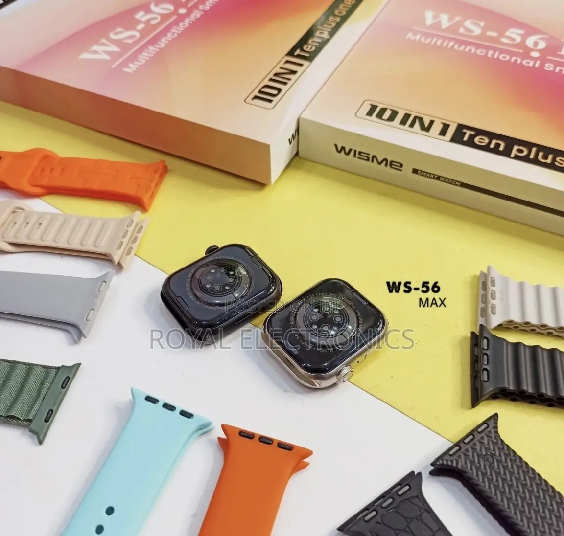 Original WISME Series 9 Smart Watch 10 መቀያየሪያ ጋር