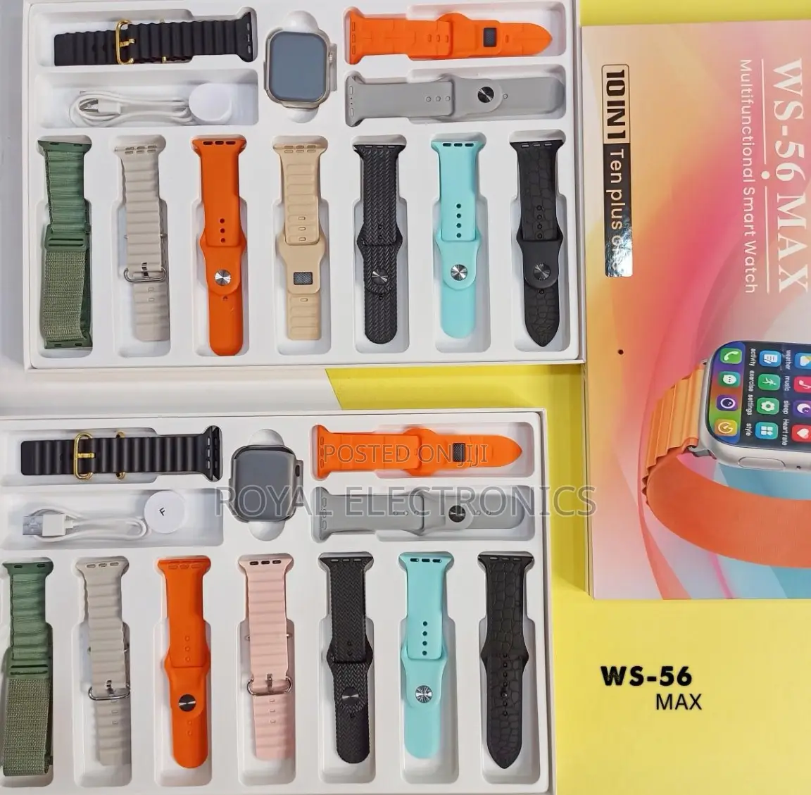 Original WISME Series 9 Smart Watch 10 መቀያየሪያ ጋር