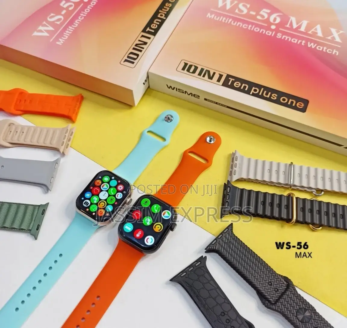 Premium Quality WISME Series 9 Smart Watch + (10 Straps)