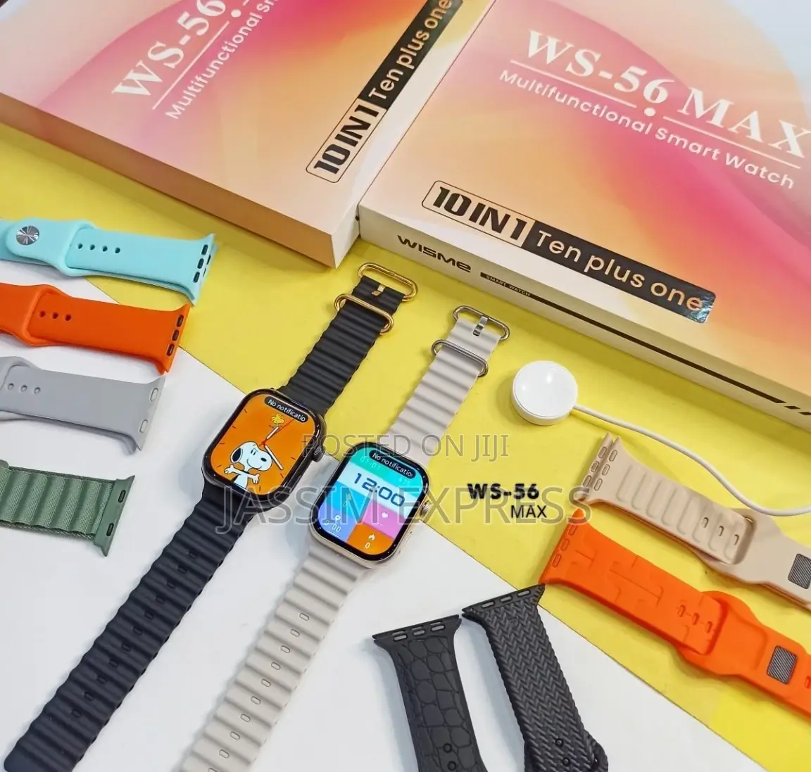 Premium Quality WISME Series 9 Smart Watch + (10 Straps)