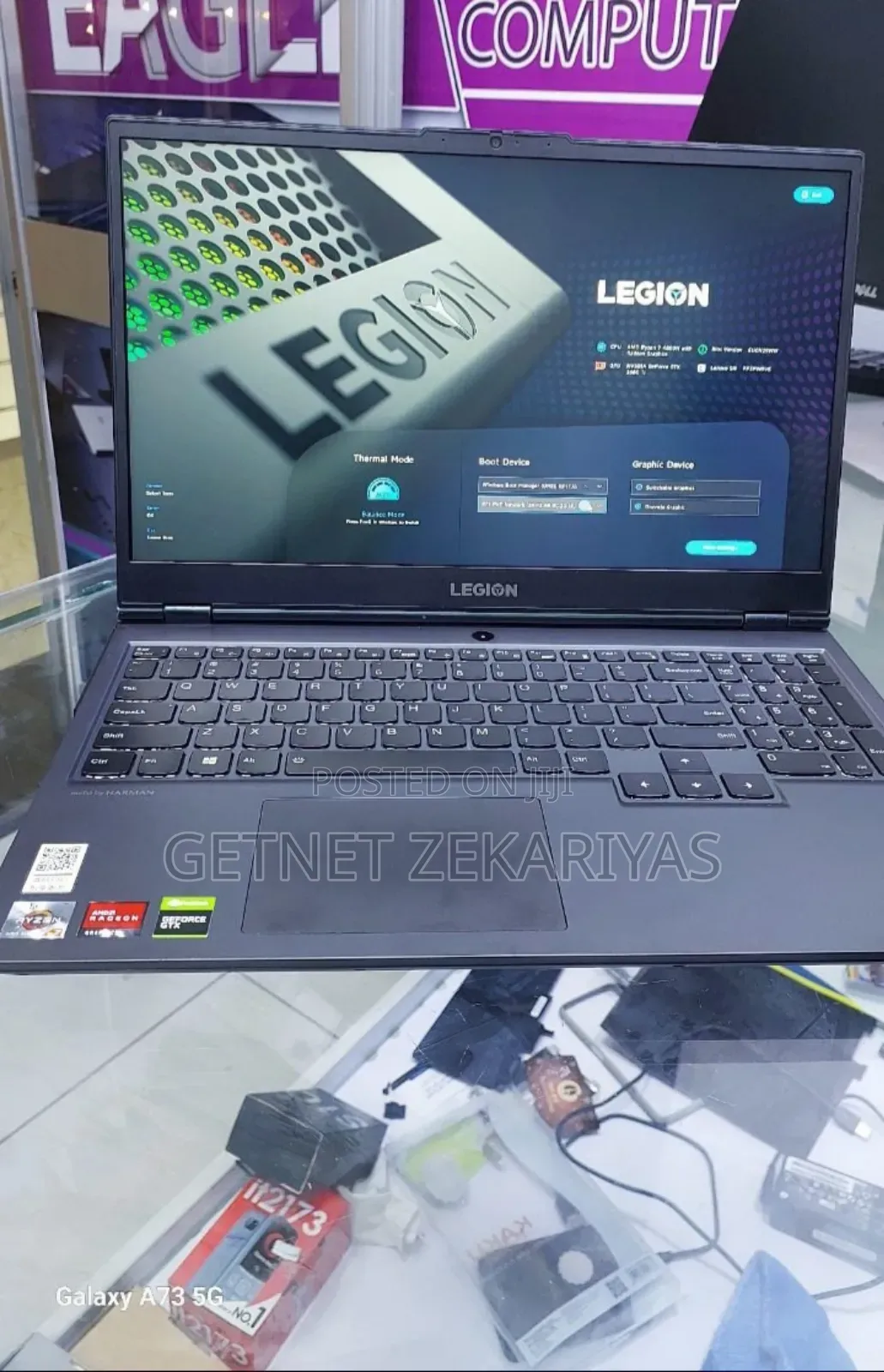 New Laptop Lenovo Legion 5 16GB AMD Ryzen 7 SSD 512GB