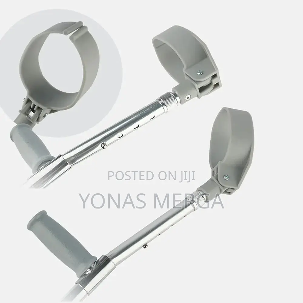 Forearm Crutches With Ergonomic Grip/150kg Max User Weight