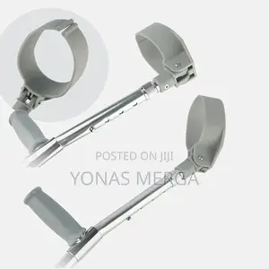 Forearm Crutches With Ergonomic Grip/150kg Max User Weight