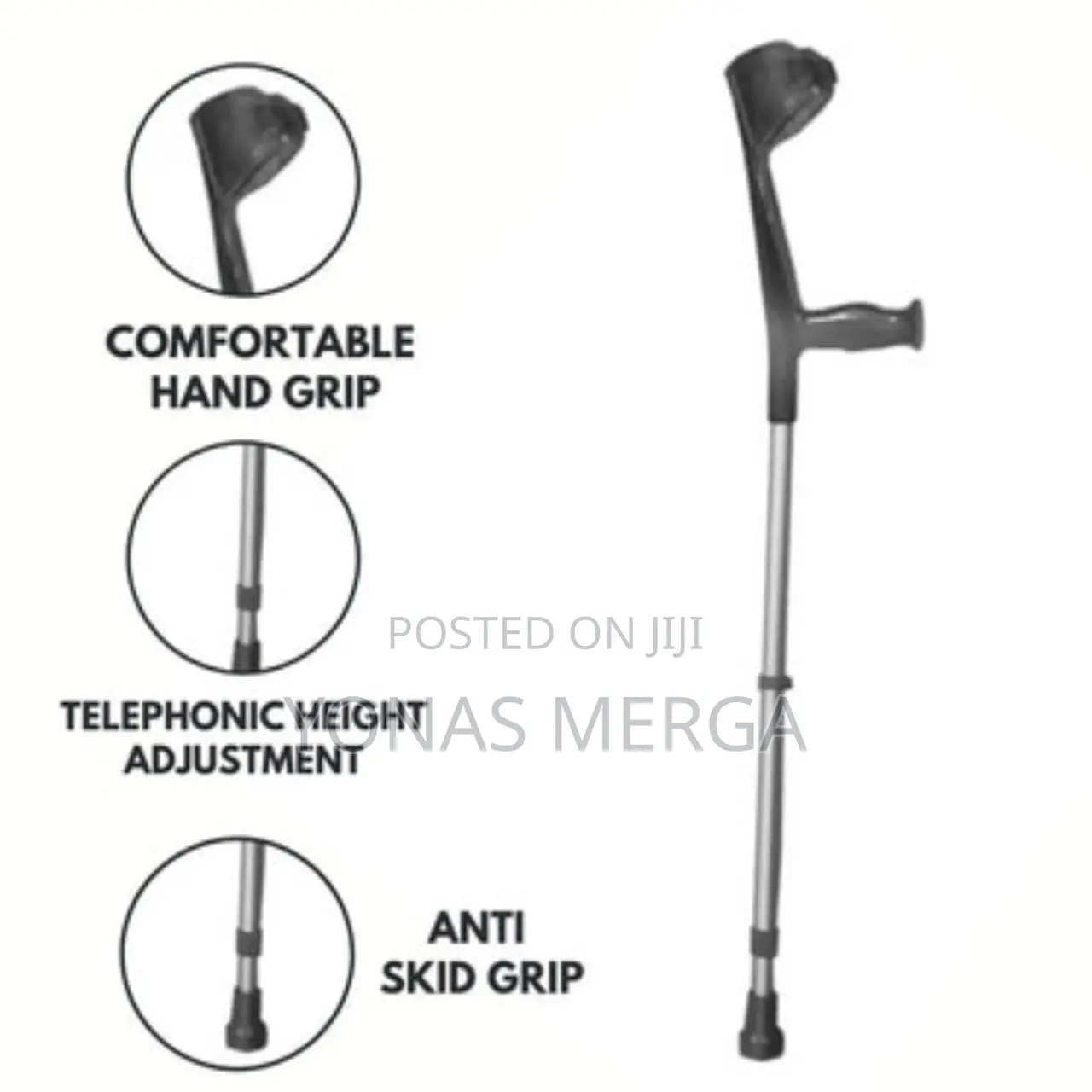 Elbow Crutches (Adult) (1pcs) – R933L