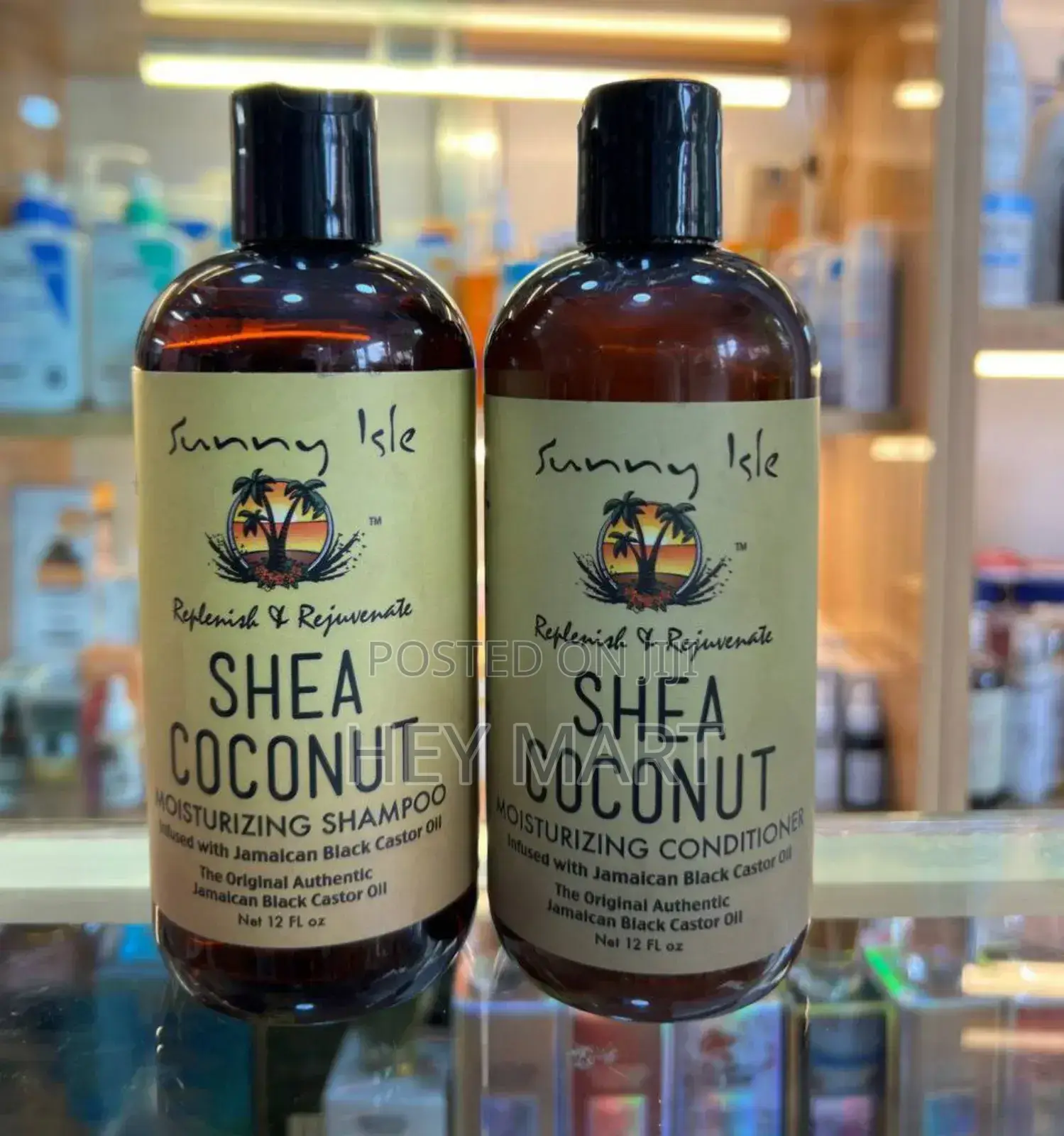 Sunny Shea Coconut Moisturizing Shampoo and Conditioner