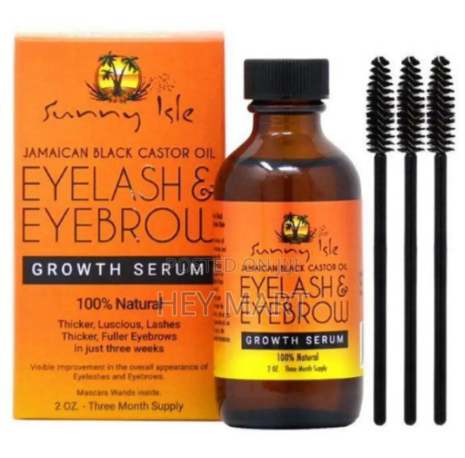 Sunny Isle Jamaican Black Castor Oil Eyelash Eyebrow Serum
