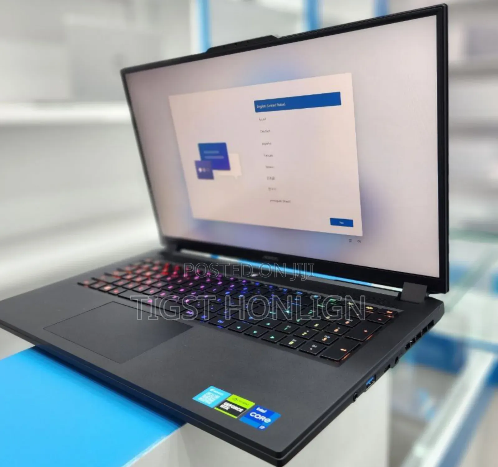 New Laptop Gigabyte AORUS 15G 16GB Intel Core I7 SSD 1T