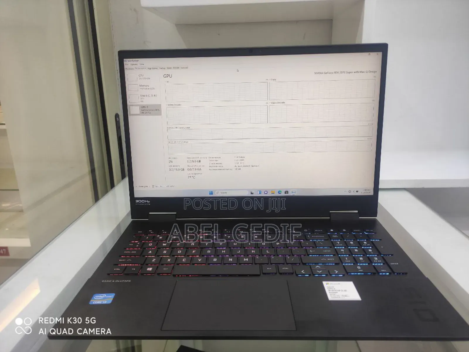 New Laptop HP Omen 15 16GB Intel Core I7 SSD 1T