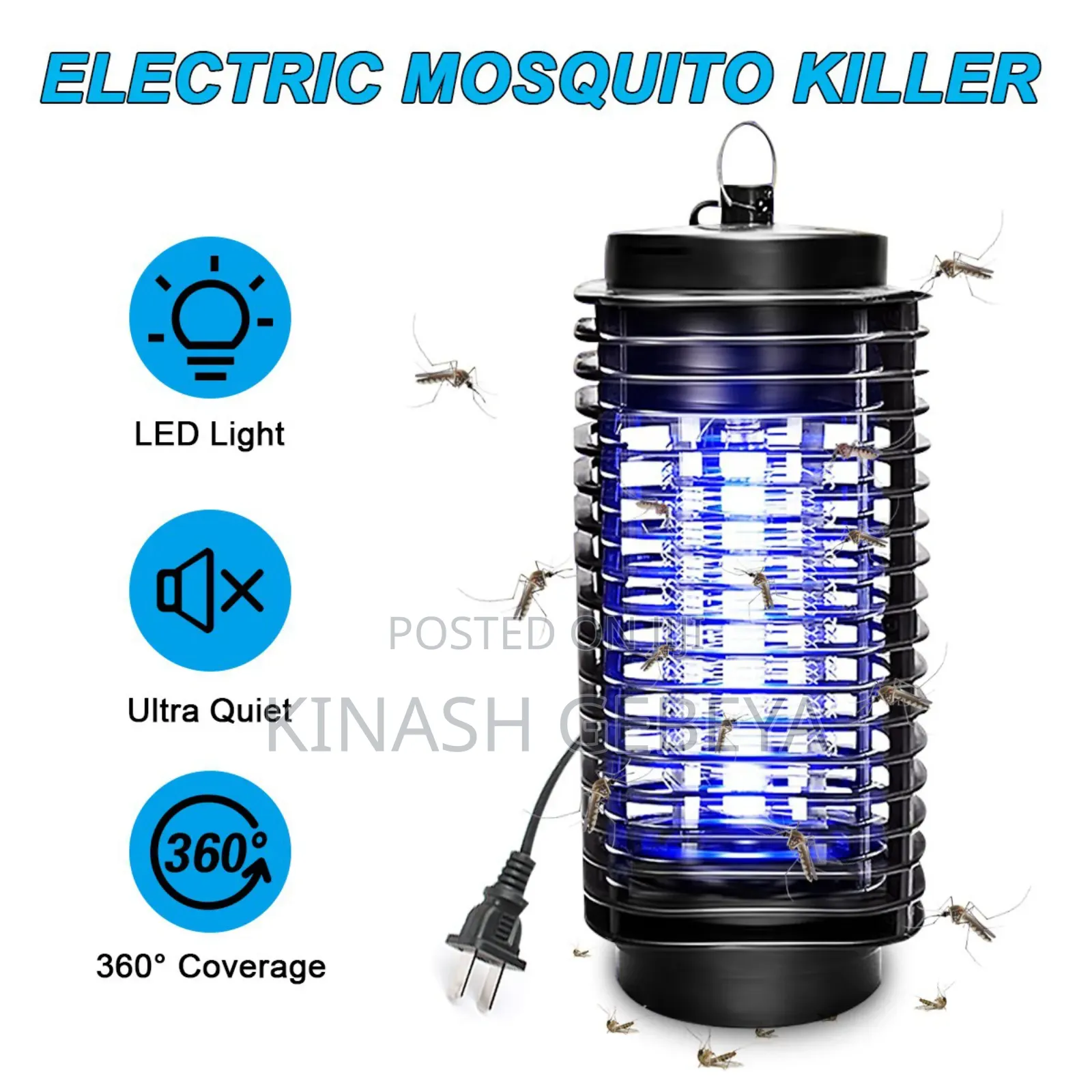 Electronic Mosquito Killer Lamp(ቢንቢ መግደያ አምፖል)