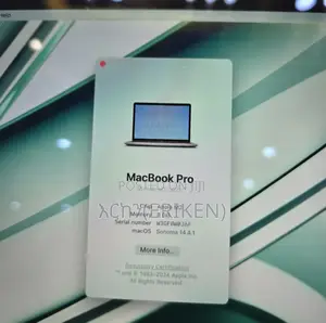 New Laptop Apple MacBook Pro 2022 M2 8GB Apple M2 SSD 256GB