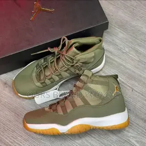 Air Jordan 11 "0live Green " High Quality Sneakers Shoes