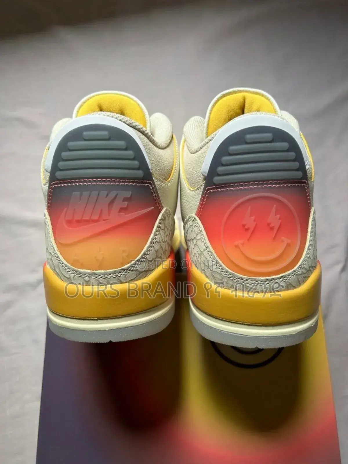Air Jordan 3 Jbalvin Medellin Sunset High Quality Shoes