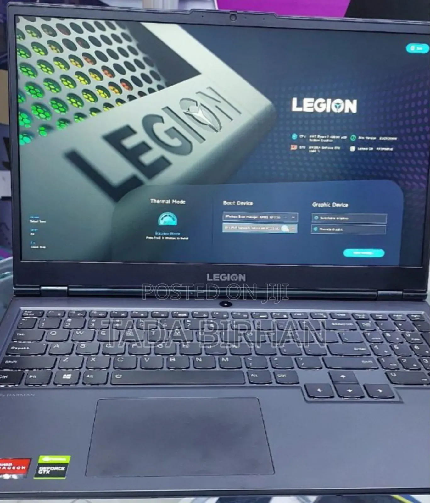 New Laptop Lenovo Legion 5 16GB AMD Ryzen 7 SSD 512GB