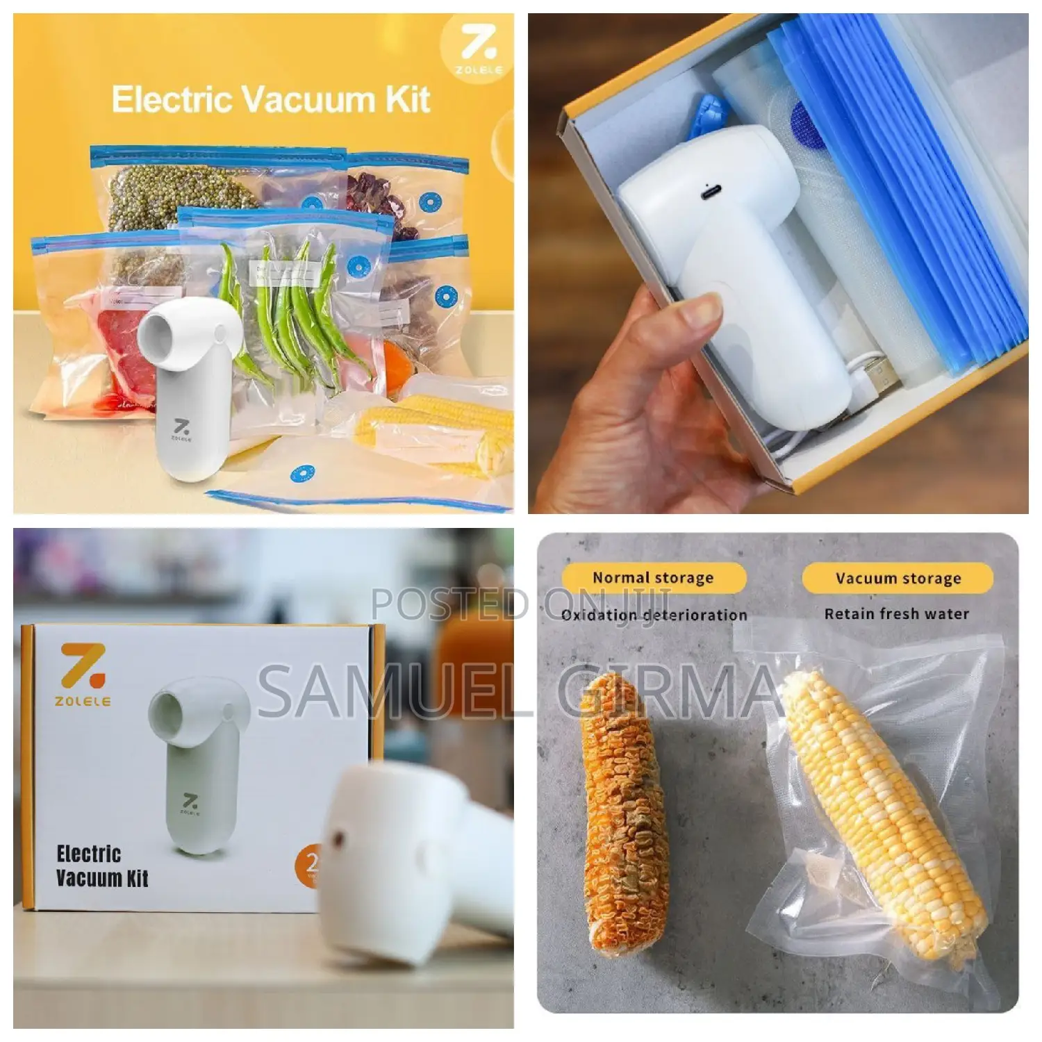 Zolele Portable Handheld Vacuum Sealing Machine