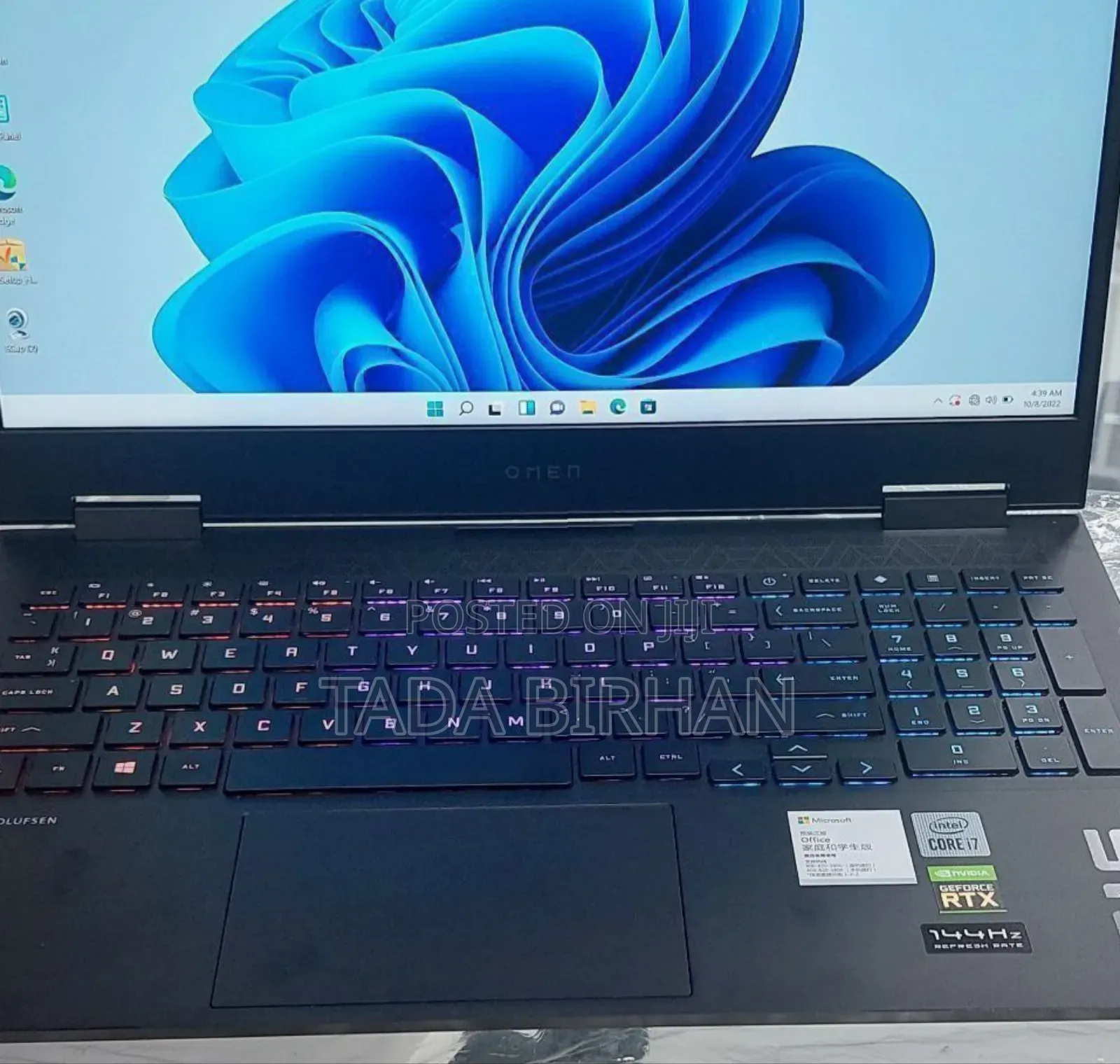 New Laptop HP Omen 16 18GB Intel Core I7 SSD 1T