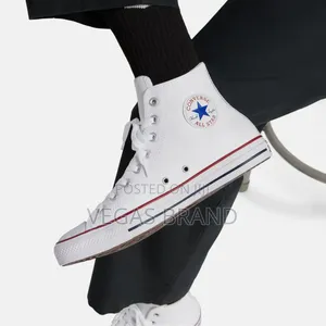 Photo - All Star Converse Hi Top Leather Boots Master Quality Shoes