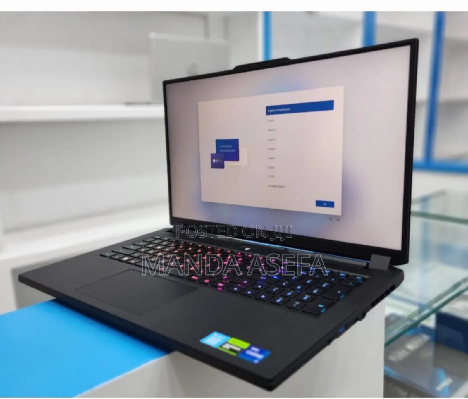 New Laptop Gigabyte AORUS 17G 16GB Intel Core I7 SSD 1T