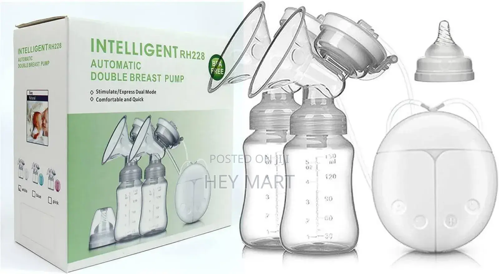 Electric Breast Pump በኤሌክትሪክ የሚሰራ የጡጥ ማለቢያ
