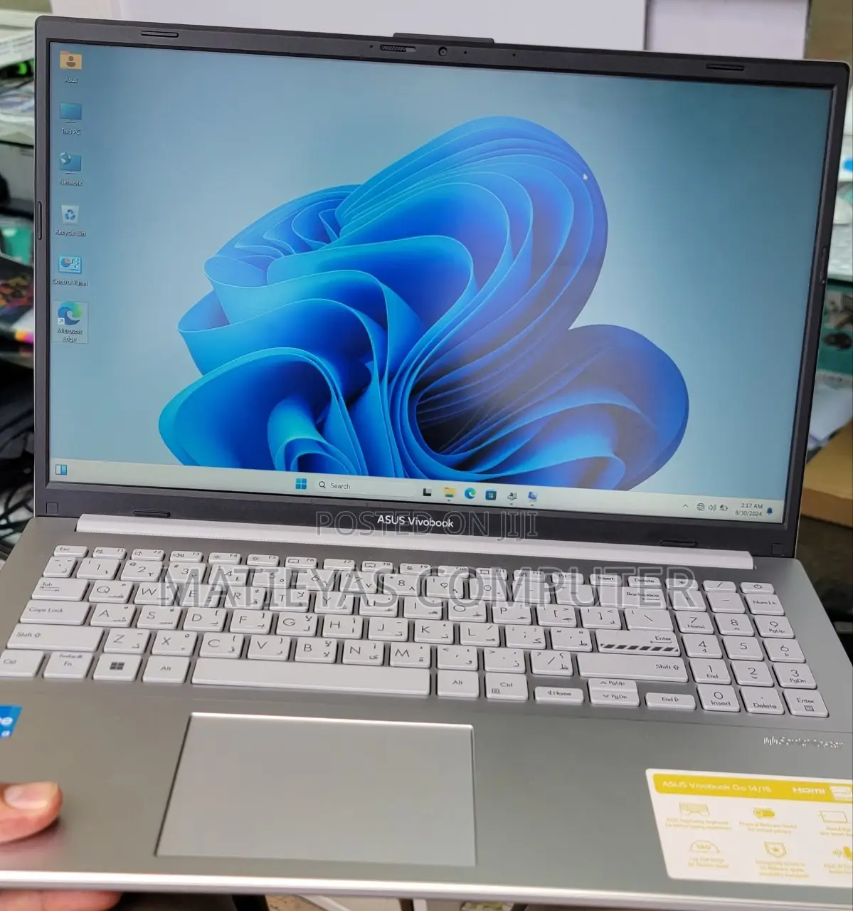 New Laptop Asus VivoBook 15 X505BA 8GB Intel Core I3 SSD 256GB