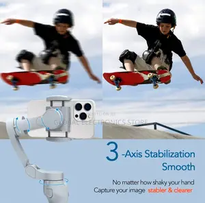 3-Axis Gimbal With AI Face Tracking Smartphone Stabilizer