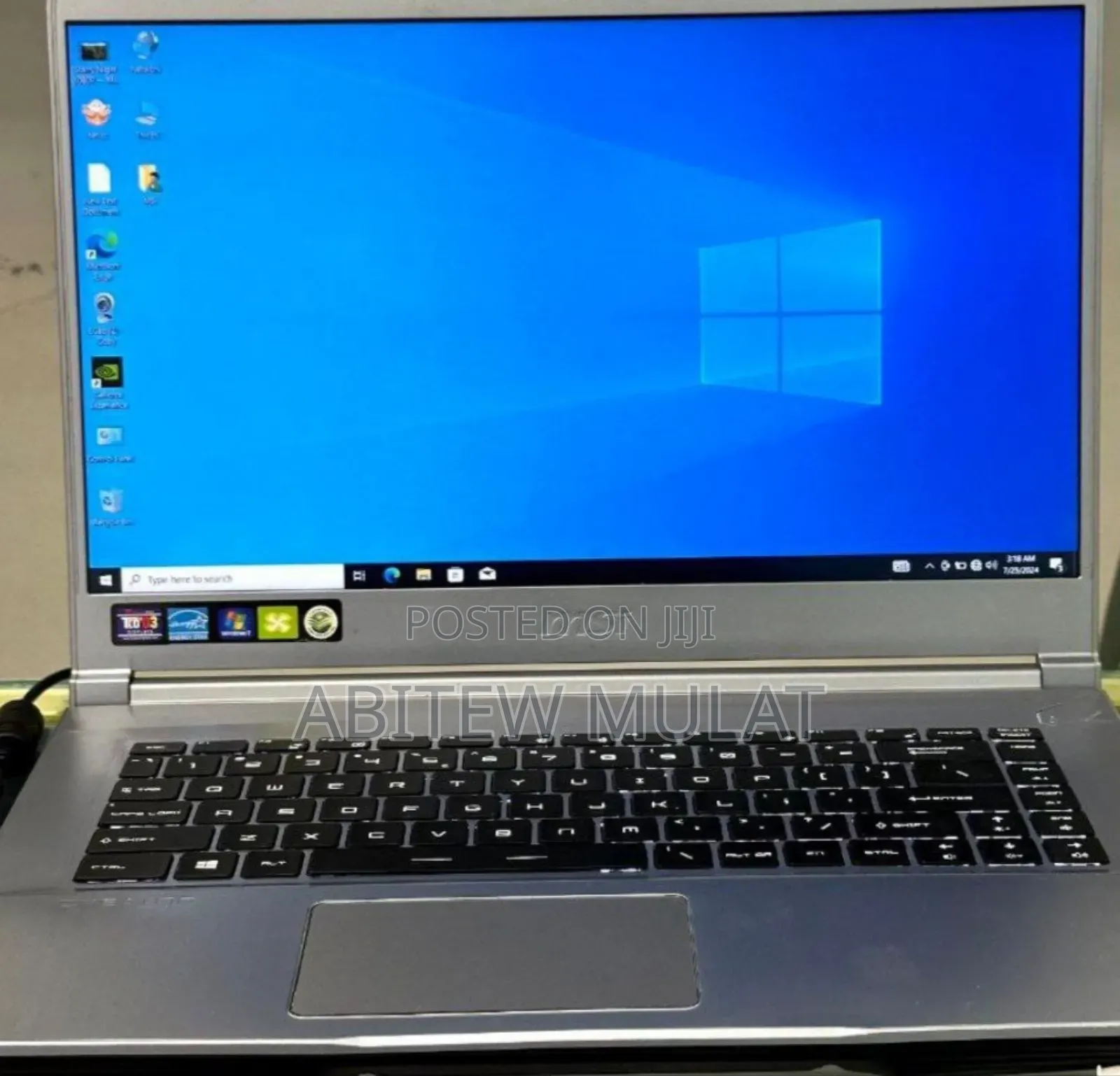 New Laptop MSI P65 Creator 16GB Intel Core I7 SSD 512GB