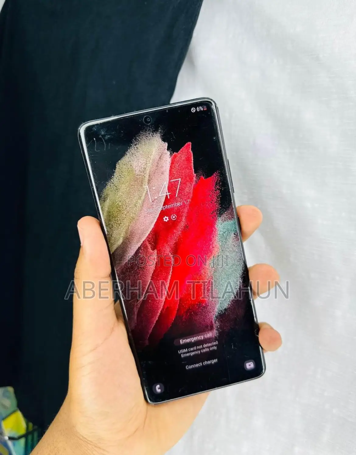 New Samsung Galaxy S21 Ultra 5G 256 GB Black