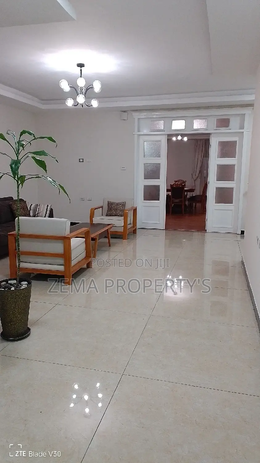 Furnished 4bdrm Apartment in Zema, Bole for rent