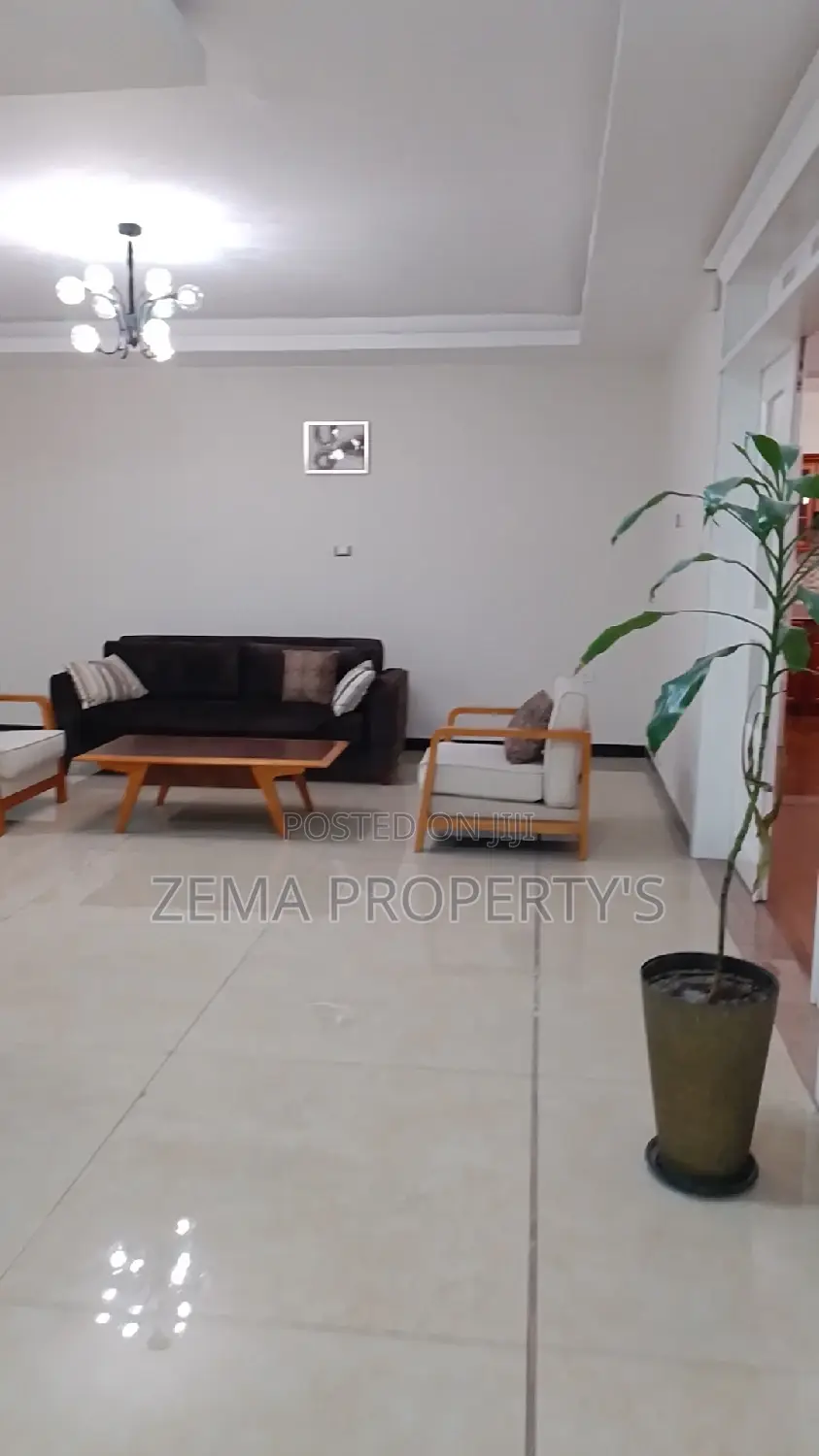 Furnished 4bdrm Apartment in Zema, Bole for rent