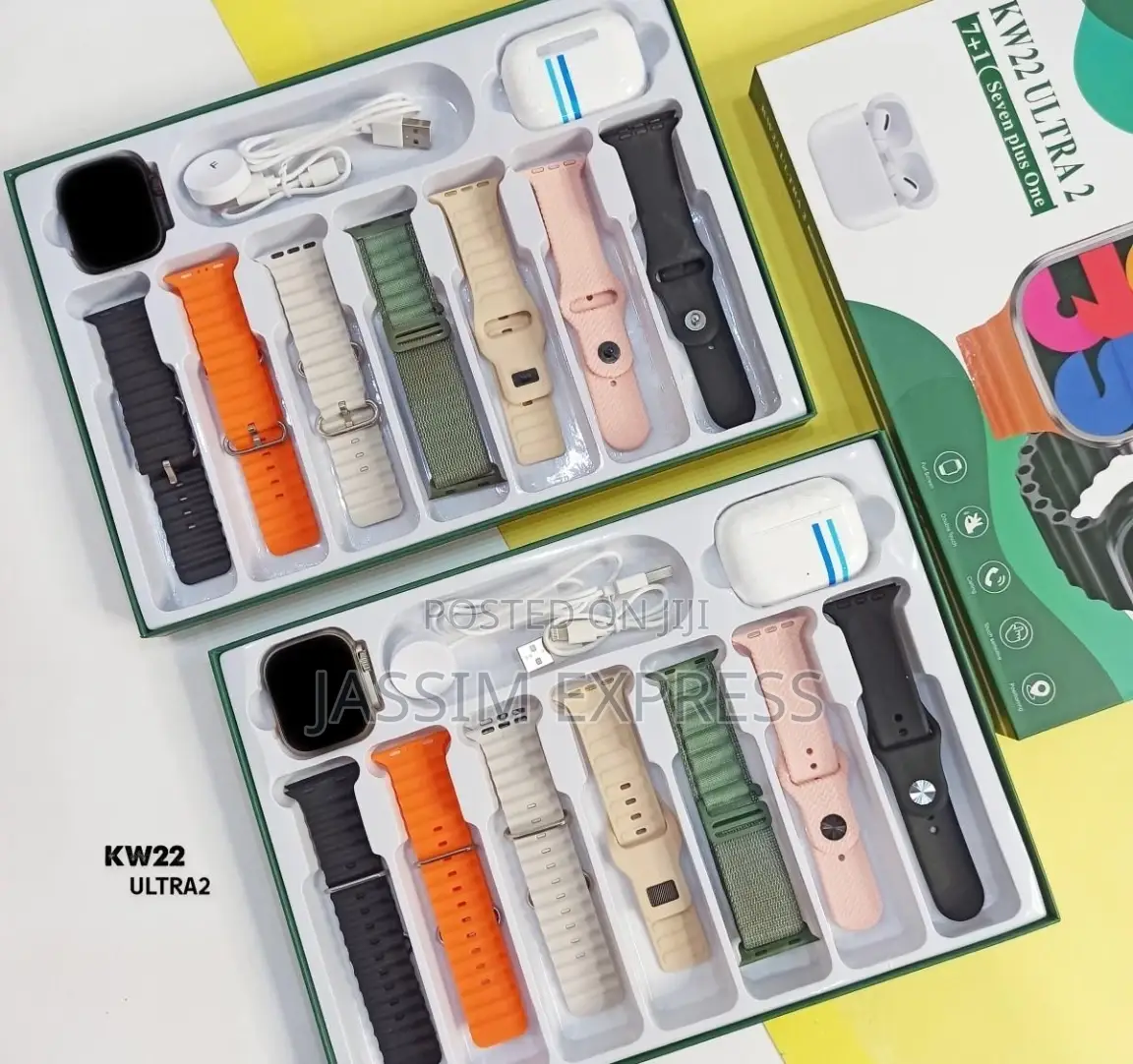 KEQIWEAR Germany Series 9 Smart Watch + Airpods + 7 Straps