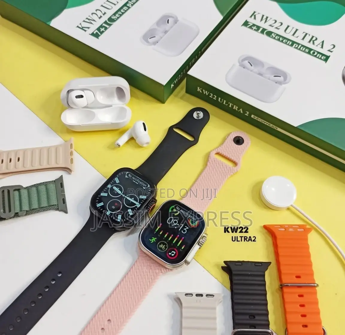 KEQIWEAR Germany Series 9 Smart Watch + Airpods + 7 Straps