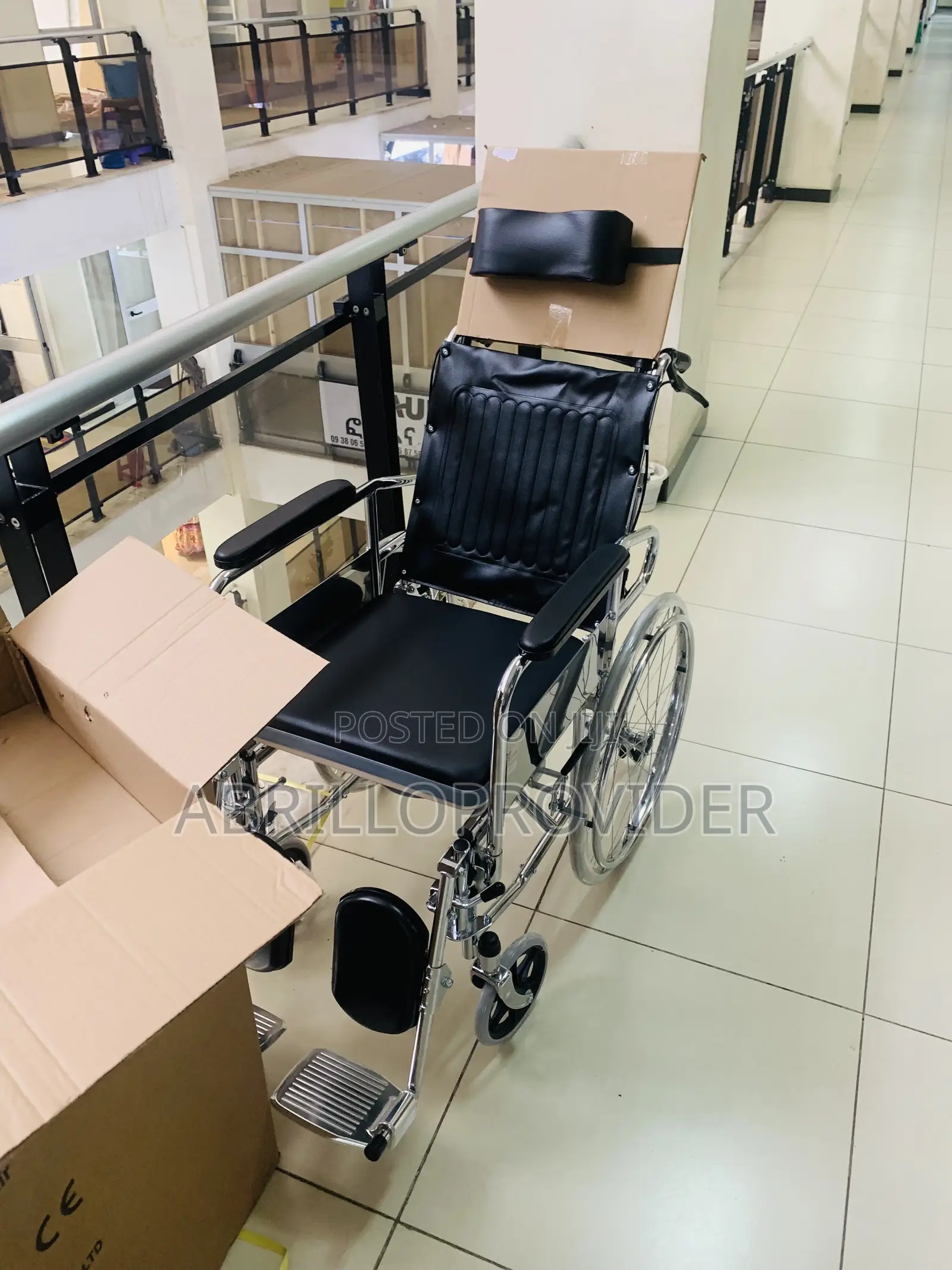 Recliner Shower Wheelchair for Elderly a Wheelchair